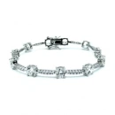 6cm Dot Mozanit Suyolu Bileklik