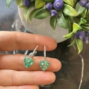 Alex Mint Kalp Halka Küpe