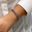 Alex Tarçın Ddörtgen Suyolu Bileklik