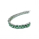 Alex Zümrüt Ddörtgen Suyolu Bileklik