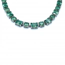 Alex Zümrüt Ddörtgen Suyolu Kolye