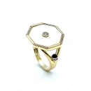 Altıgen Sedef Yüzük