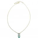 Aqua Mineli Göz Kolye