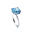 Aquamarin Prenses Tektaş Yüzük