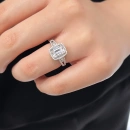 AR Mozanit Di 2 Dot Yüzük