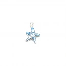 Baby Blue Sedef Deniz Yıldızı Kolye Ucu