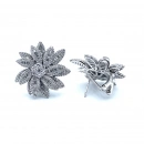 Baget Badem Çiçek Küpe