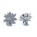 Baget Badem Çiçek Küpe