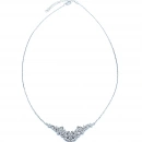 Baget Çiçek V Mini Gerdanlık Küpe Set