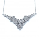 Baget Çiçek V Mini Gerdanlık Küpe Set