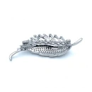 Baget Taşlı Yaprak Broş