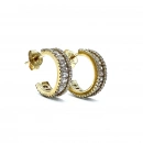 Baget Yarım Tur Halka Küpe