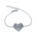 Bagetli Kalp Bileklik