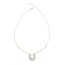 Bagetli L Şans Kolye