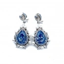 BD Damla Taşlı İncili Kelebek Küpe