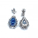 BD Damla Taşlı İncili Kelebek Küpe