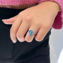 BD Damla Taşlı Round Yüzük