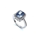 Black Diamond Ddörtgen Taşlı Yüzük