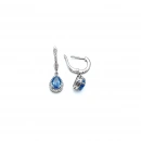 Blue Diamond Damla Aro Halka Küpe