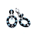 Blue Pebbles Tasarım Küpe