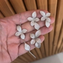 Bruno Taşlı Flower Leaf Bileklik