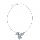 Bruno Taşlı Mini Flower Kolye