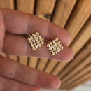 Buck 2 Renk Dokuma Küpe