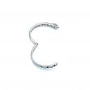 Carti Ful Taşlı Siyah Beyaz Jag Kelepçe