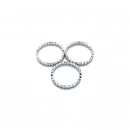 Ch Bee Full Taşlı 3lü Yüzük