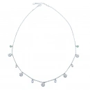 Çiçek Sallantılı Zincir Kolye