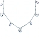 Çiçek Sallantılı Zincir Kolye