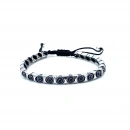 Circle Black Eskitme Tasarım İpli Bileklik