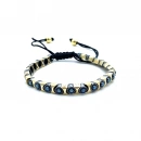 Circle Firuze Eskitme Tasarım İpli Bileklik