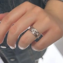 Çoklu Sarmal 3 Taş Yüzük