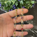 Colourfull Gömme Taş Kolye