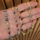 Colourfull Gömme Taş Kolye