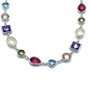 Colourfull Gömme Taş Kolye