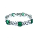 Damla Çiçek Di Zümrüt Paraiba Bileklik