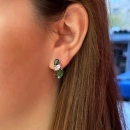 Damla Green Diamond Küpe