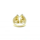 Damla Sıralı Ayrık Yüzük