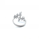 Damla Yaprak Ayrık Yüzük