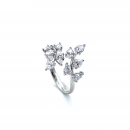 Damla Yaprak Ayrık Yüzük