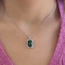 Deep Green Markiz Di Kolye