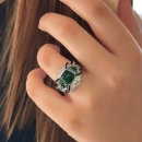 Deep Green Tasarım Yüzük