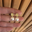 Di Sitrin İnci Küpe