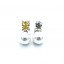 Di Sitrin İnci Küpe