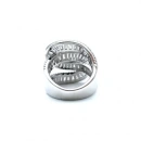 Double U Baget Yüzük