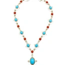 DW Firuze Mercan Tasarım Kolye