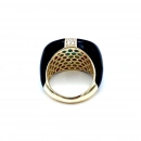 DW Firuze Siyah Mineli Tasarım Yüzük