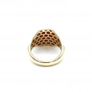 DW Mercan Beyaz Mineli Tasarım Yüzük